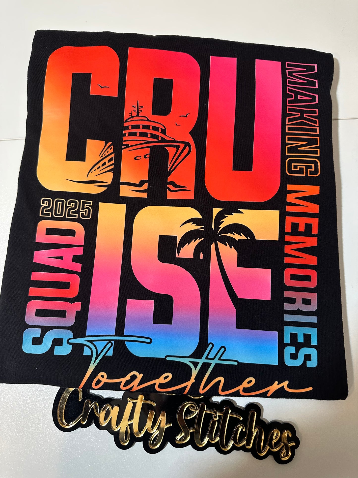 Cruise 2025 BLACK Graphic Shirt