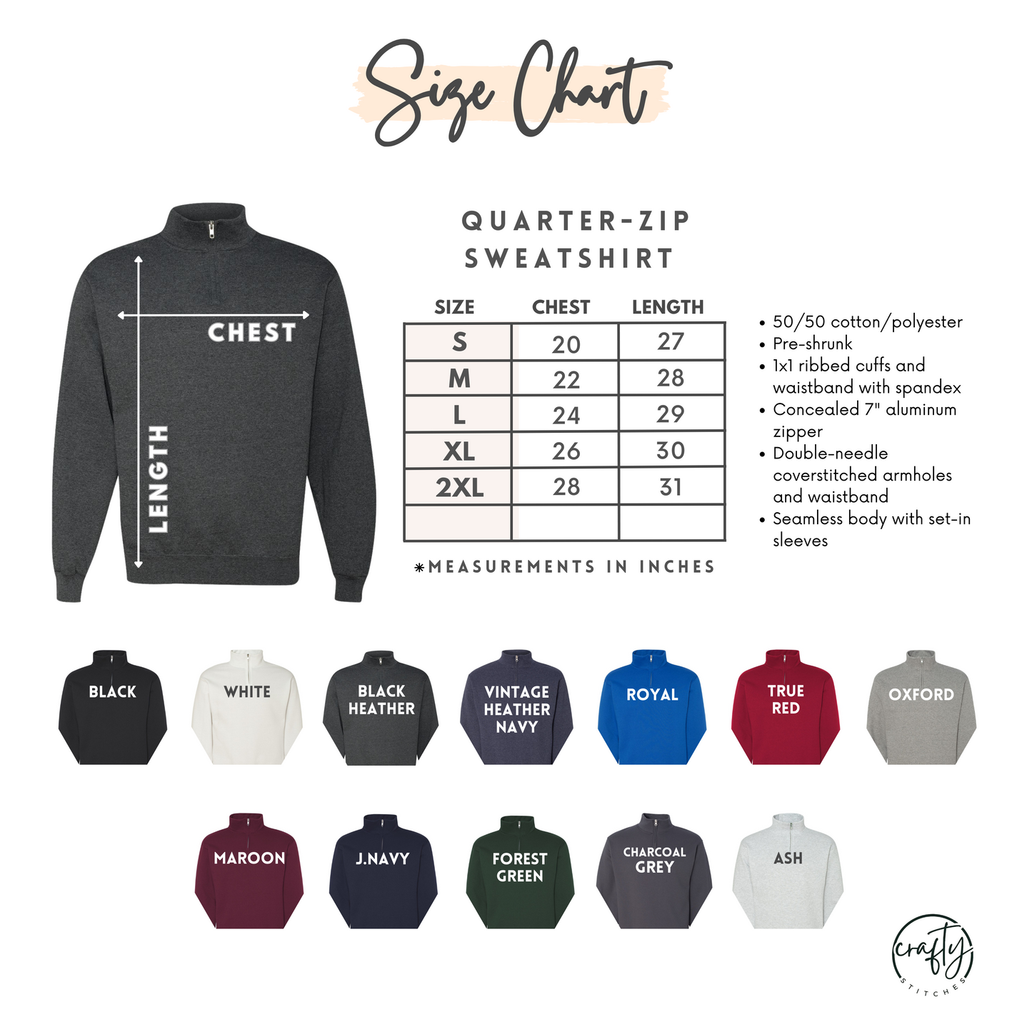 Custom Radiology Embroidered Quarter Zip