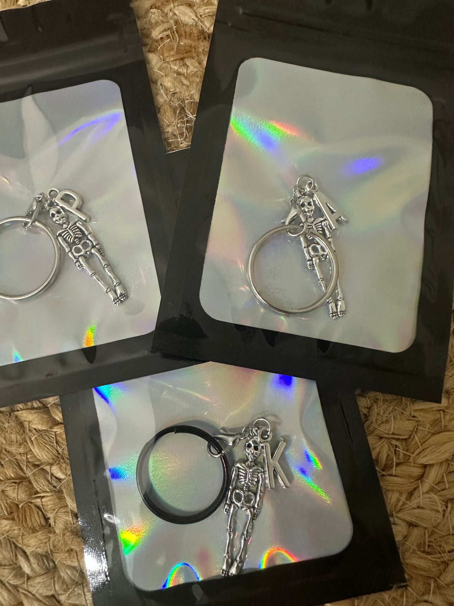 Skeleton Badge Charm