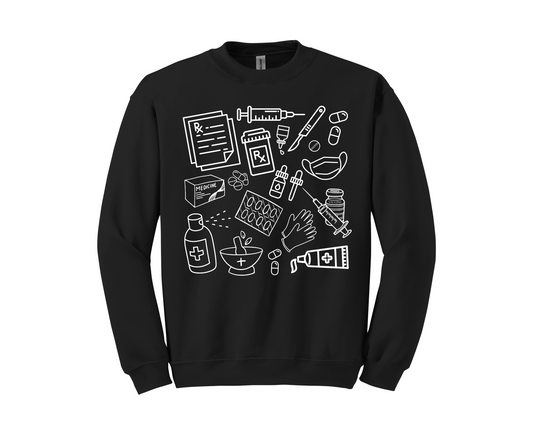Pharmacy Graphic Sweatshirt